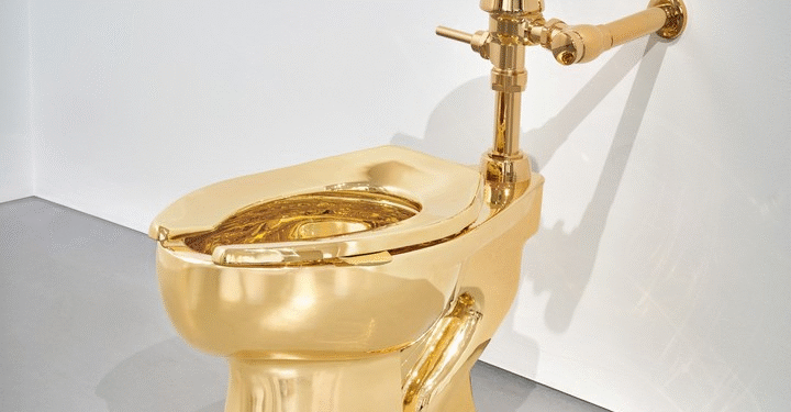¡Rompieron todos los récords! Mira lo que pagaron por esta pintura y un inodoro de oro