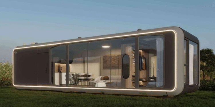Las nuevas casas cápsula se instalan en 2 horas