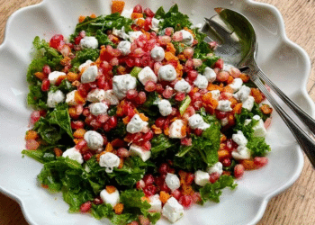 La colorida ensalada navideña que se hace en 30 minutos