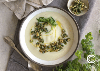 Mira esta receta de crema de coliflor ¡Deliciosa!