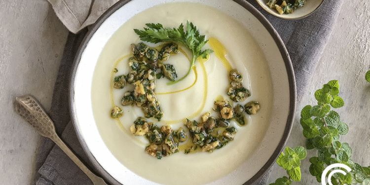 Mira esta receta de crema de coliflor ¡Deliciosa!