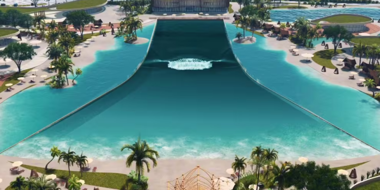 El primer parque acuático con olas artificiales de este país será uno de los más grandes del Latinoamérica