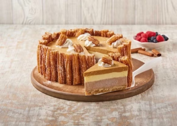 ¡Sin horno! Pastel helado de churros y dulce de leche