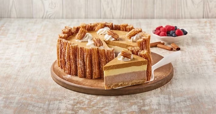 ¡Sin horno! Pastel helado de churros y dulce de leche