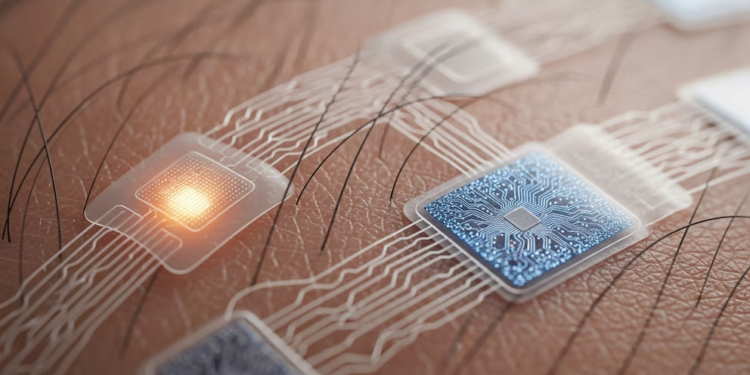 ¿Cómo funcionan los sensores en la piel que monitorean el cerebro y el corazón?