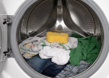 Por qué recomiendan colocar una esponja en el lavarropas