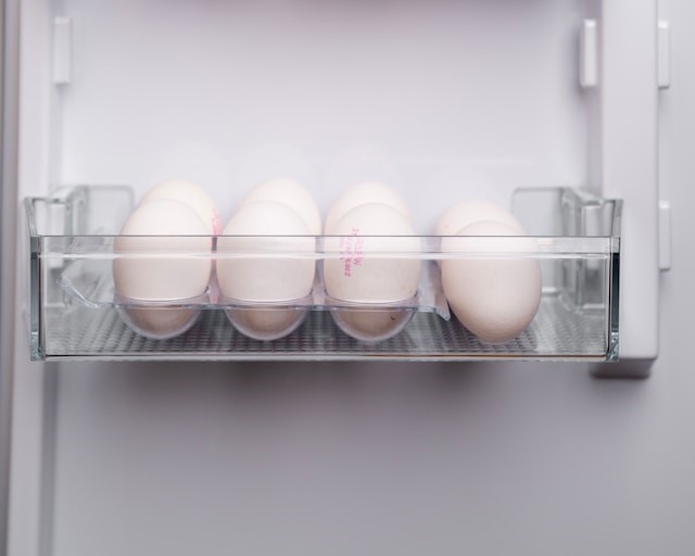 Ovos não devem ser guardados na porta da geladeira e muito menos na embalagem original