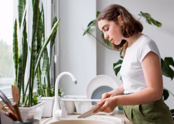 O que significa quando uma pessoa gosta de lavar a louça mesmo sendo visita