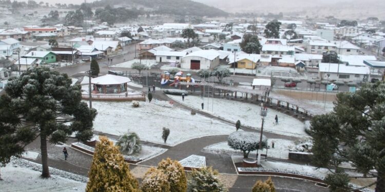 Pequena cidade com 50 geadas por ano é considerada a Capital Brasileira do Frio