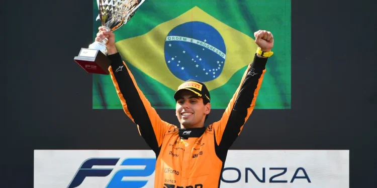 Gabriel Bortoleto já venceu GP de Monza após largar em último lugar