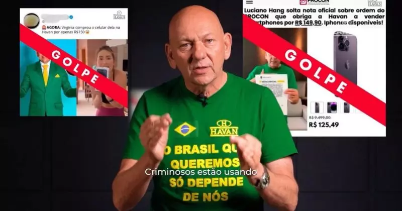 Luciano Hang alerta consumidores sobre mensagens falsas