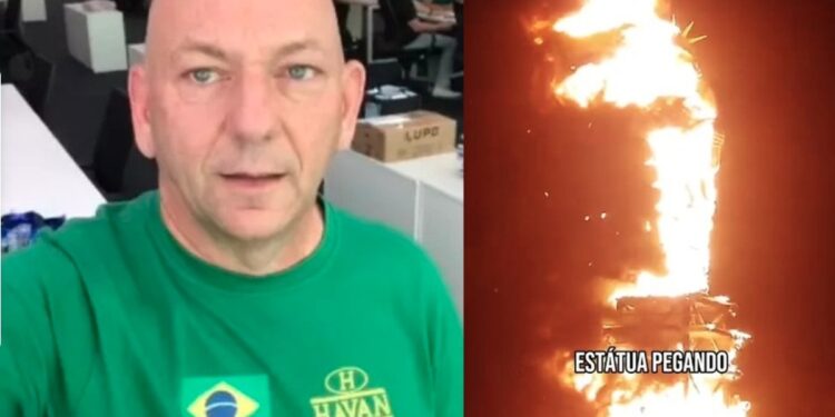 Véio da Havan não mede palavras após incêndio criminoso na sua loja