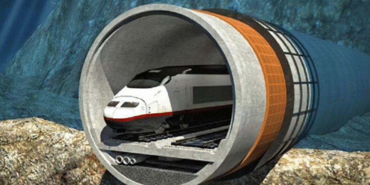 Túnel submarino está chegando para conectar Dubai a Índia com trem bala de 600 km/h