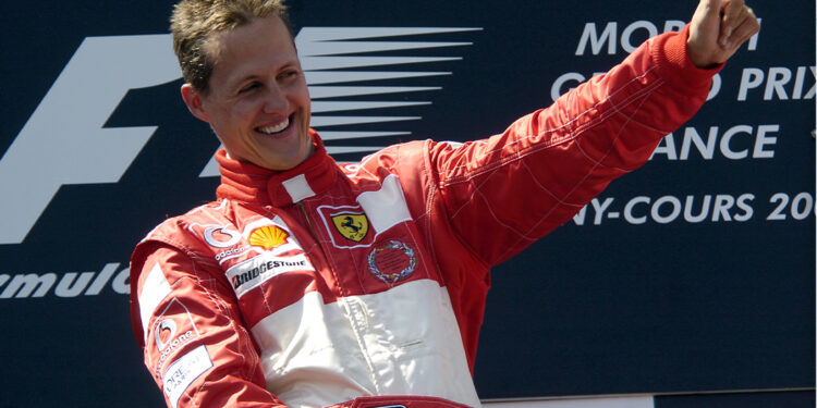 Michael Schumacher ressurge após anos ao encontrar sua neta em viagem na Europa