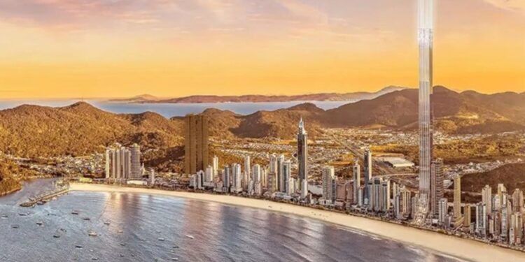 Prédio residencial mais alto do mundo será construído no Brasil com 550 metros de altura e 6.000 m² só para atividades de lazer