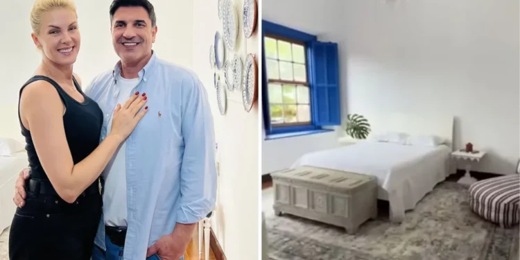 Edu Guedes e Ana Hickmann decidiram morar longe da badalação numa casa construída em 1820 com 3 mil m²