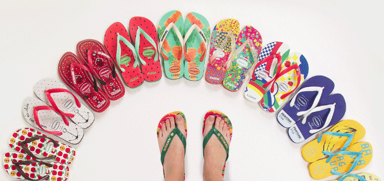 Enquanto Havaianas é vendido por R$ 40 no Brasil, na Europa vale mais que camiseta da Boss