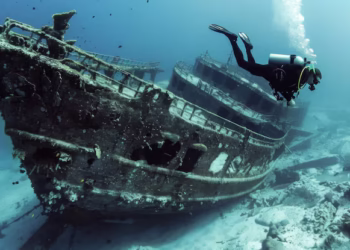 Mergulhadores descobrem tesouro de R$ 5,4 milhões em navio naufragado desde 1715