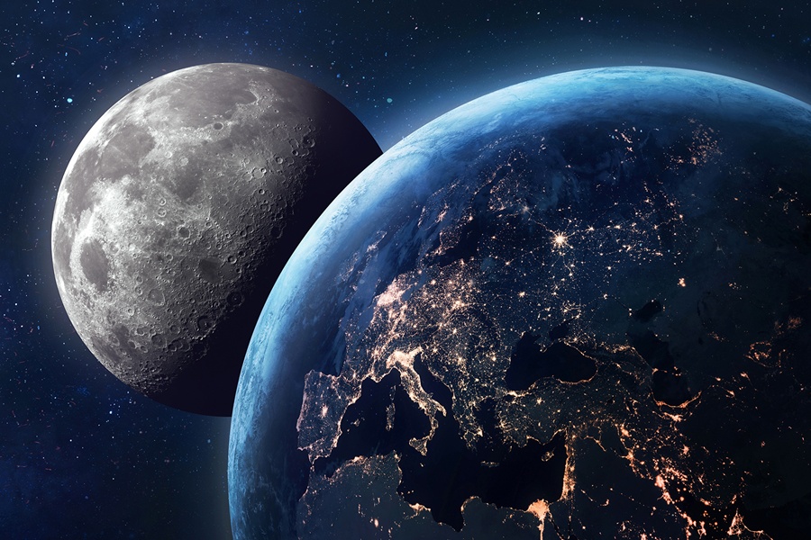 Lua está se afastando cada vez mais da Terra e dias não param de crescer