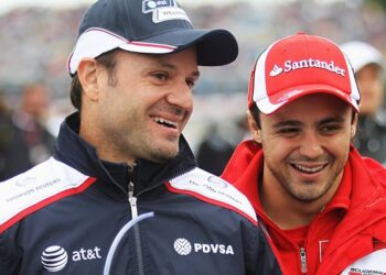 Enquanto Barrichello recebia 10 milhões de dólares anuais na Ferrari, o salário de Massa impressionava