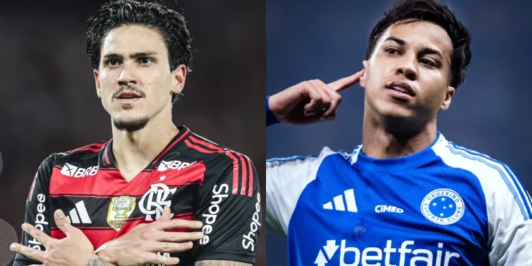 Enquanto Kaio Jorge ganha R$ 1 milhão no Cruzeiro, salário de Pedro no Flamengo é humilde