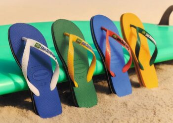 Havaianas surpreende ao lançar modelo “de grama” que lembra os campos de futebol