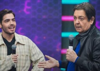 Faustão e filho
