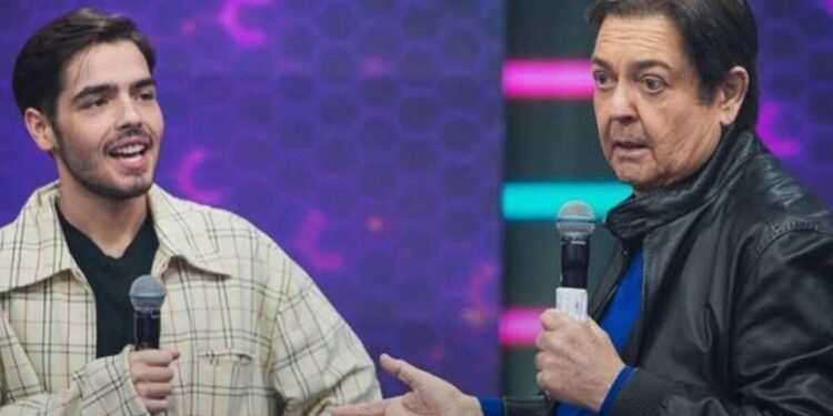 Faustão e filho
