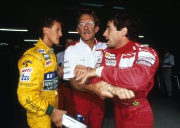 Treta entre Ayrton Senna e Michael Schumacher é revelada 34 anos após o ocorrido