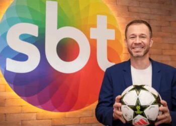 Galvão Bueno e Tiago Leifert