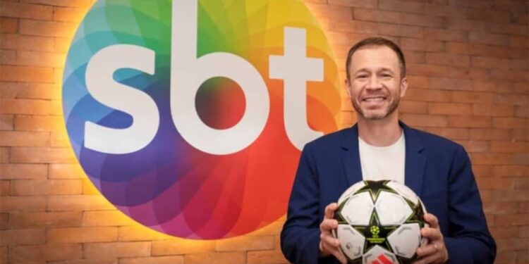 Galvão Bueno e Tiago Leifert