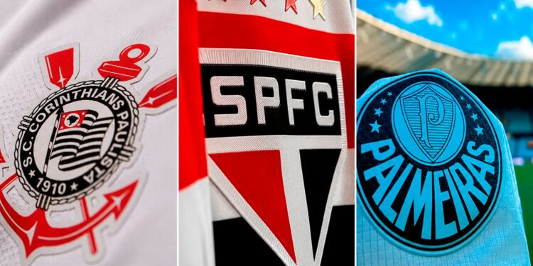 Créditos: Divulgação/Corinthians = Divulgação/São Paulo - Cesar Greco  /Palmeiras